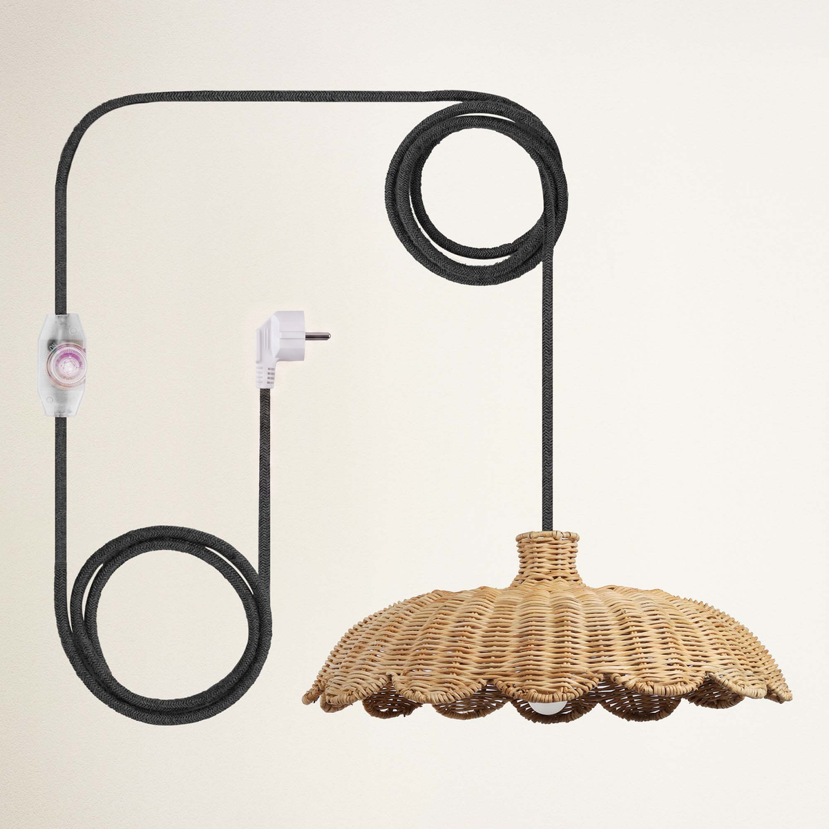 Suspension Aurelia en rotin
