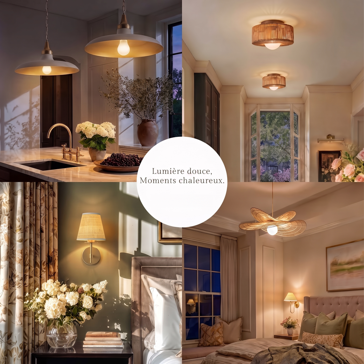 Ampoule LED A60 blanc doux E27/2700K/7W