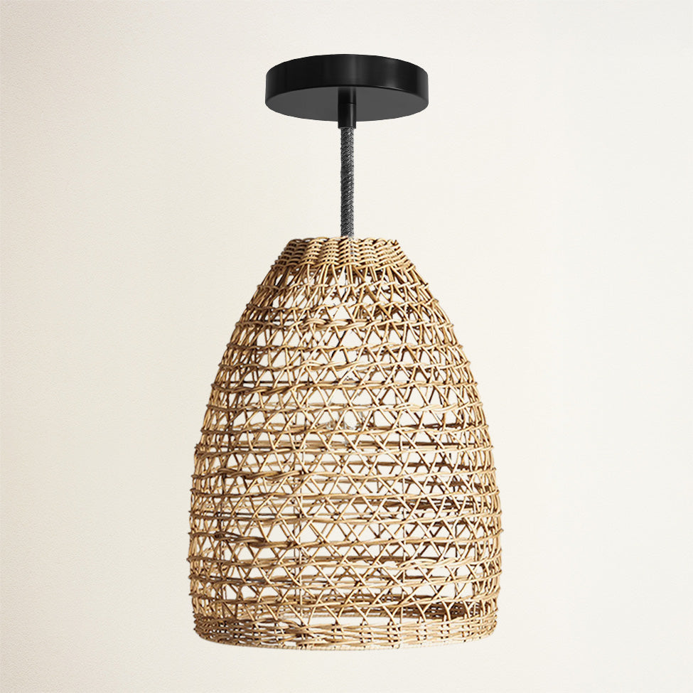 Suspension Mazed Lace en rotin
