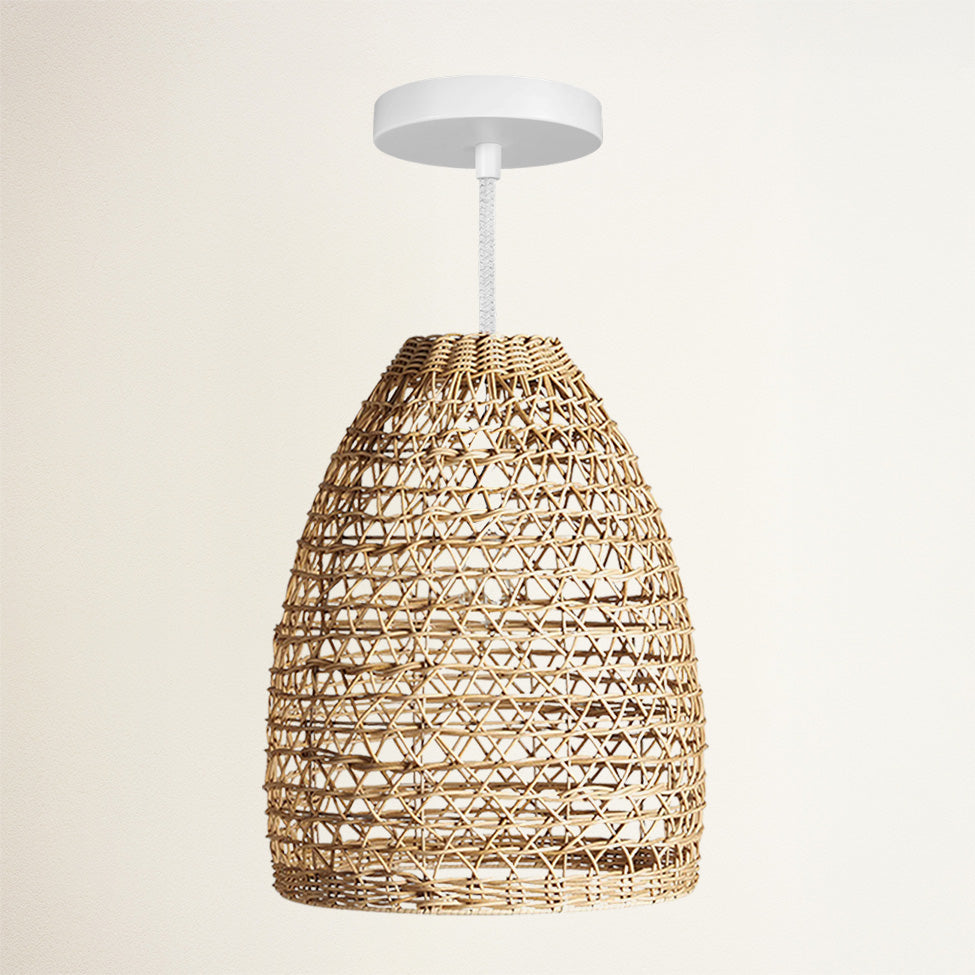 Suspension Mazed Lace en rotin
