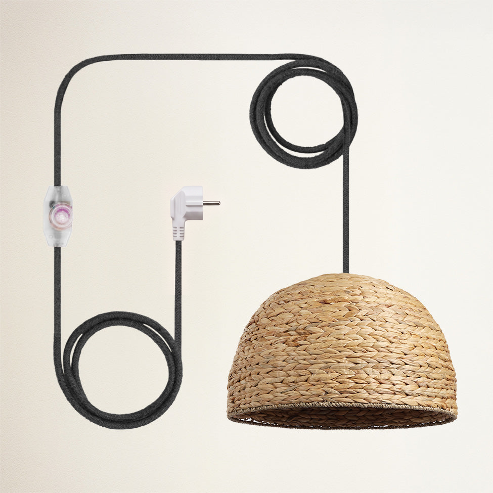 Suspension Althea en rotin