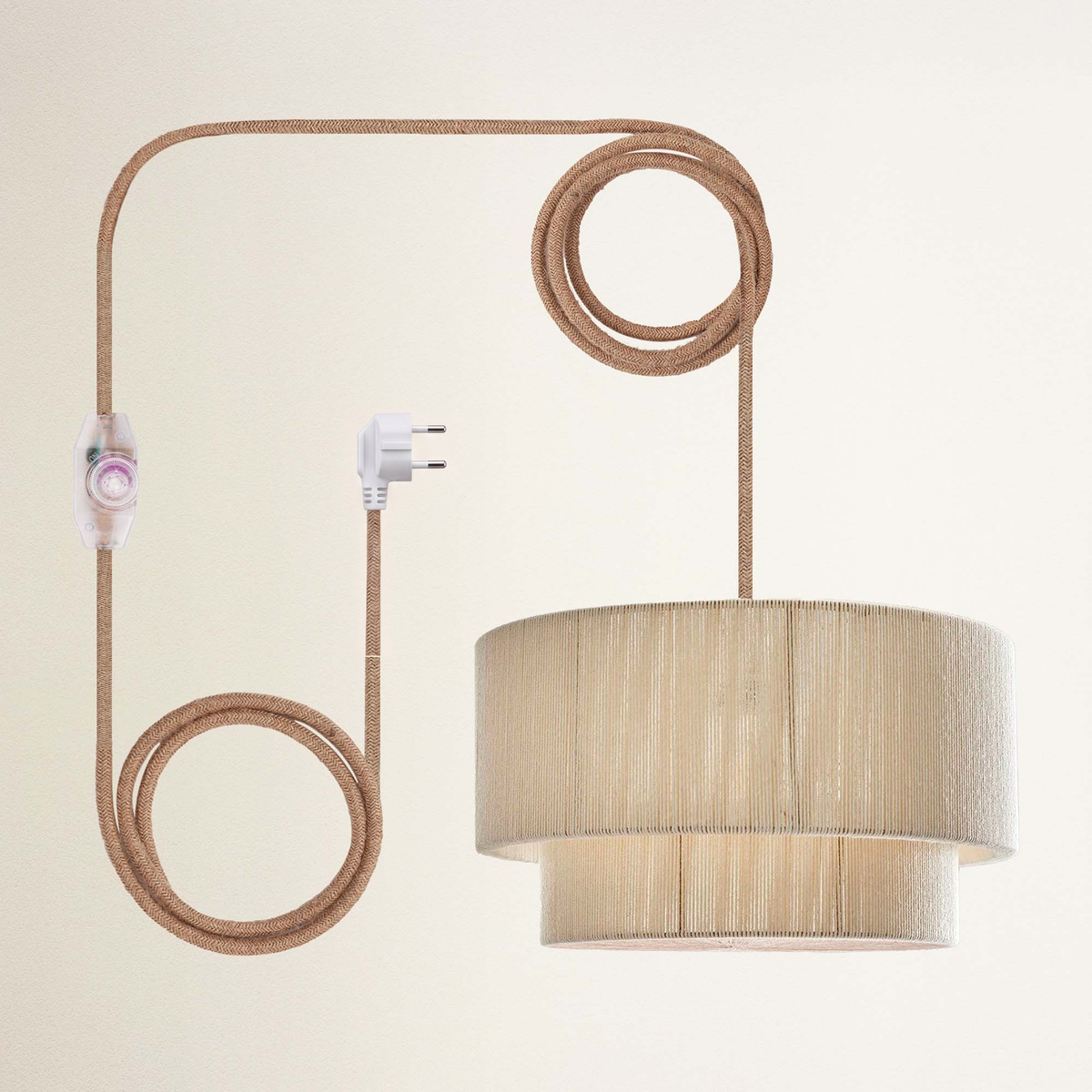 Suspension Luminous en rotin