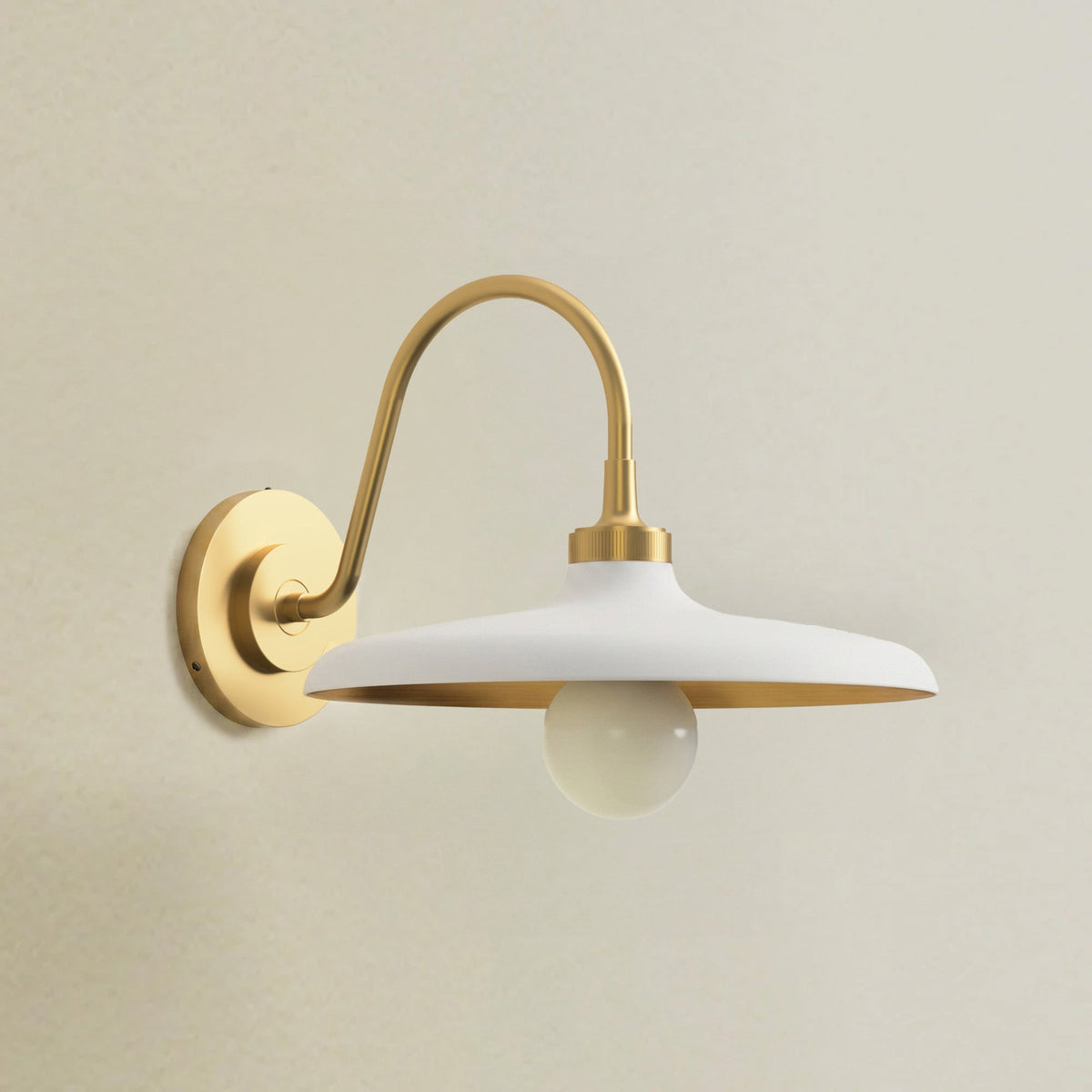 Applique murale Arcoris blanche