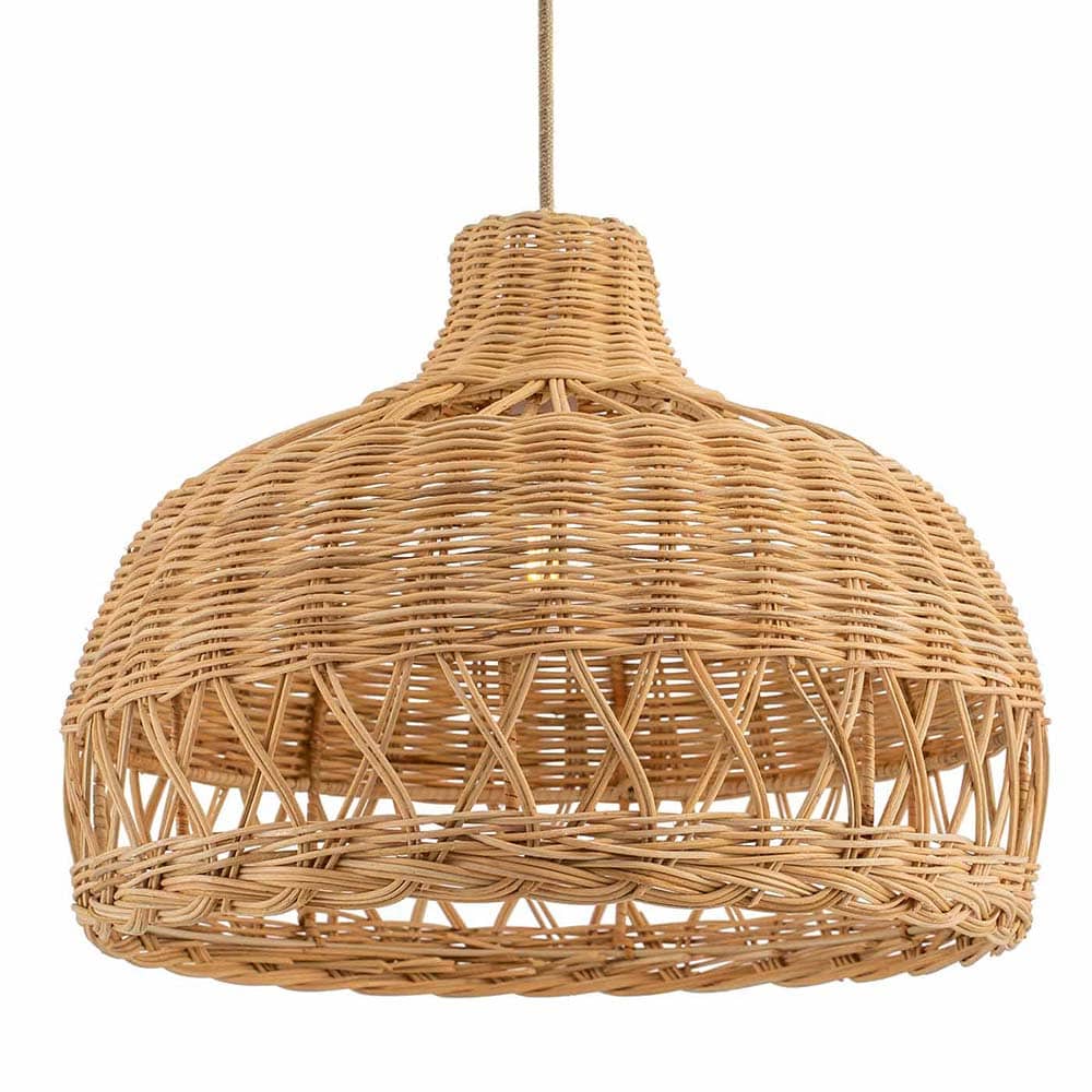 Suspension Bureau en rotin