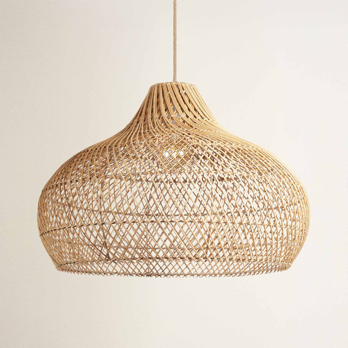 Suspension extérieure Kloe en rotin