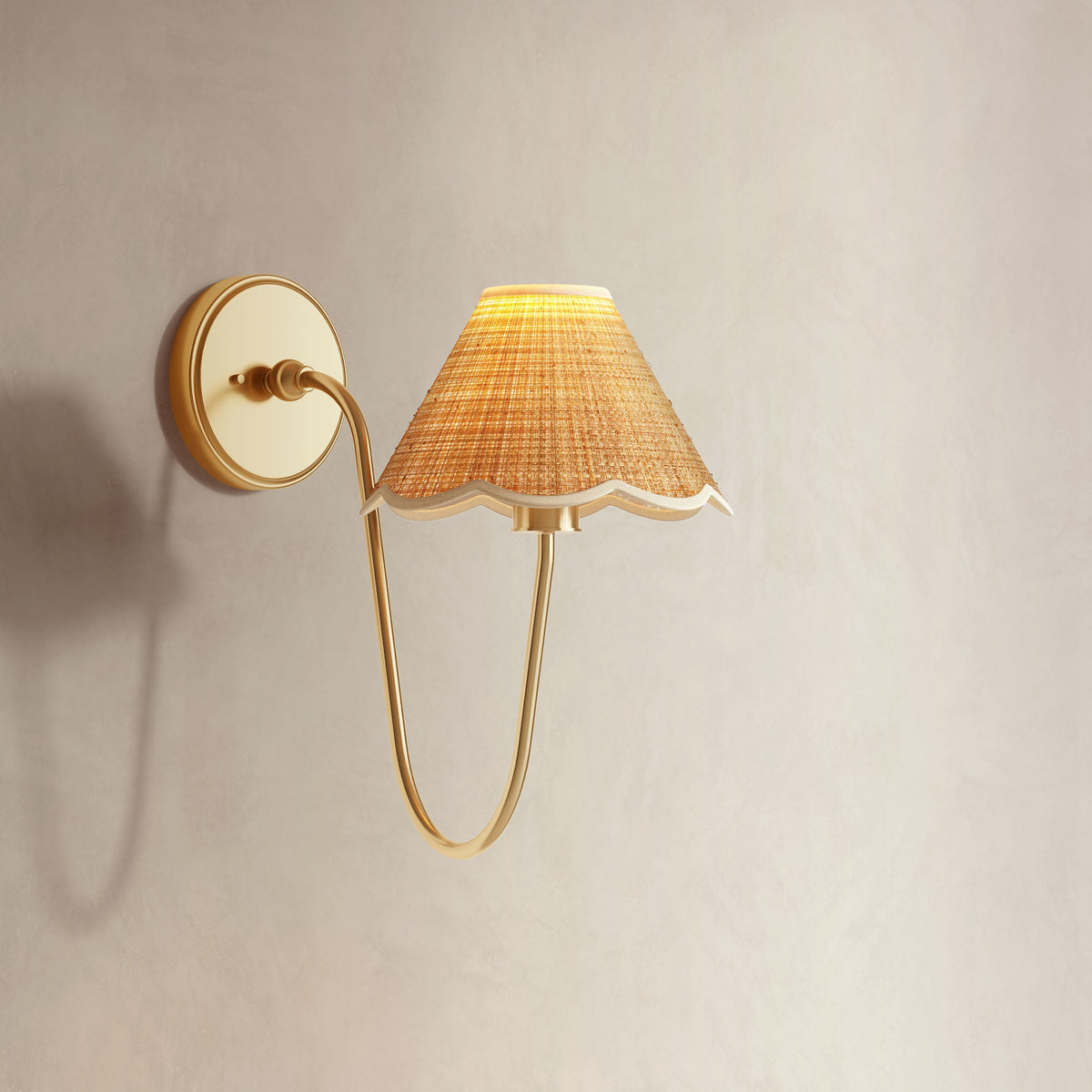 Applique Elara à bras courbé