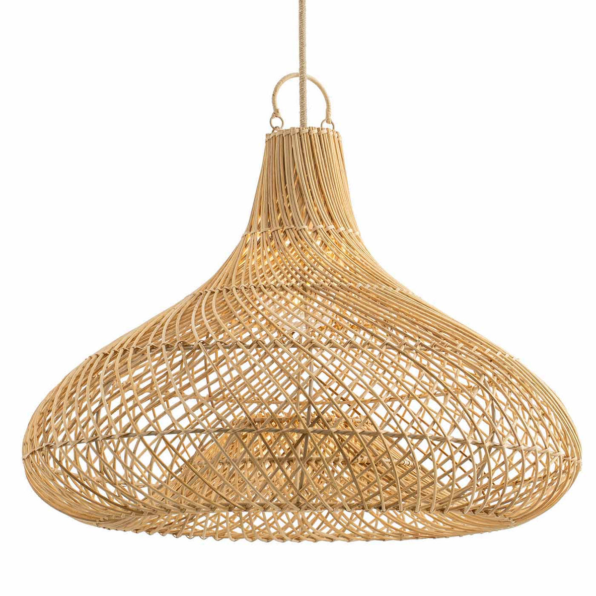 Suspension Enigma en rotin