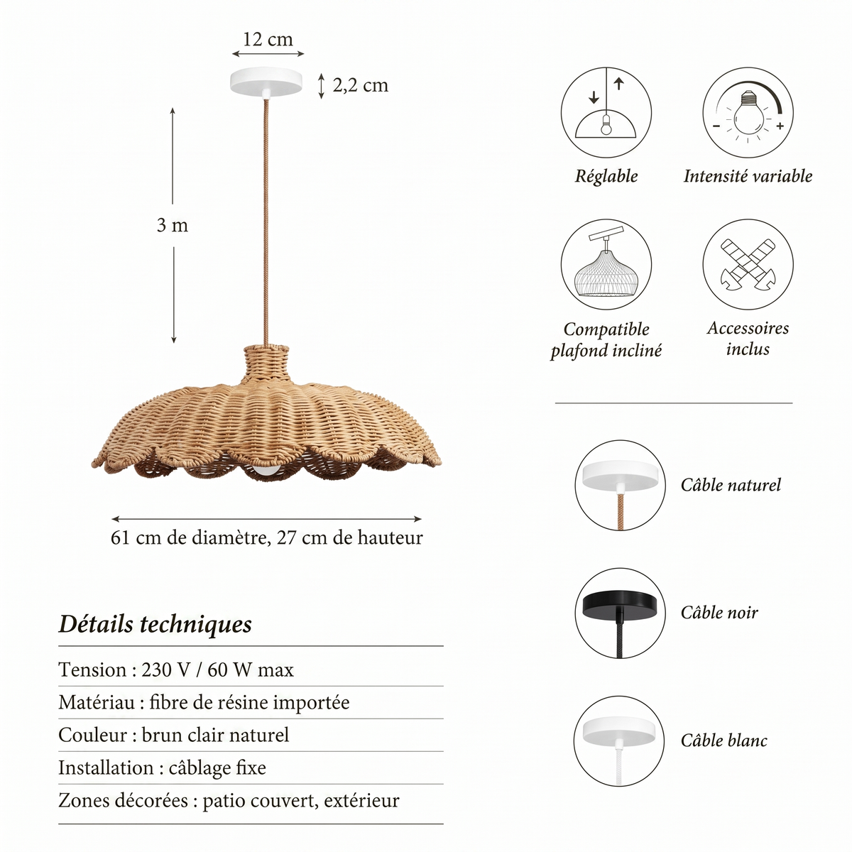 Détails techniques suspension extérieure Aurelia