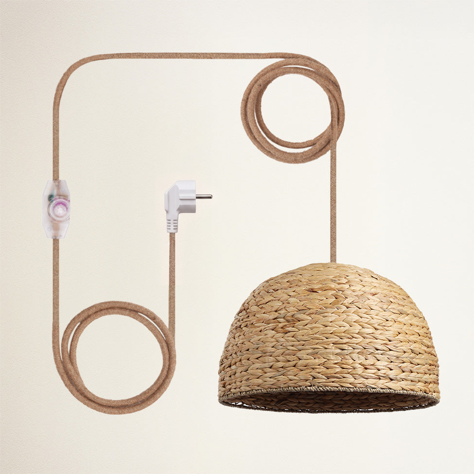 Suspension Althea en rotin