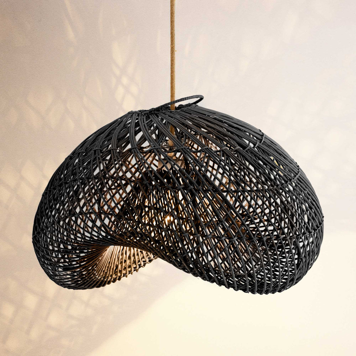 Suspension Sepherina en rotin