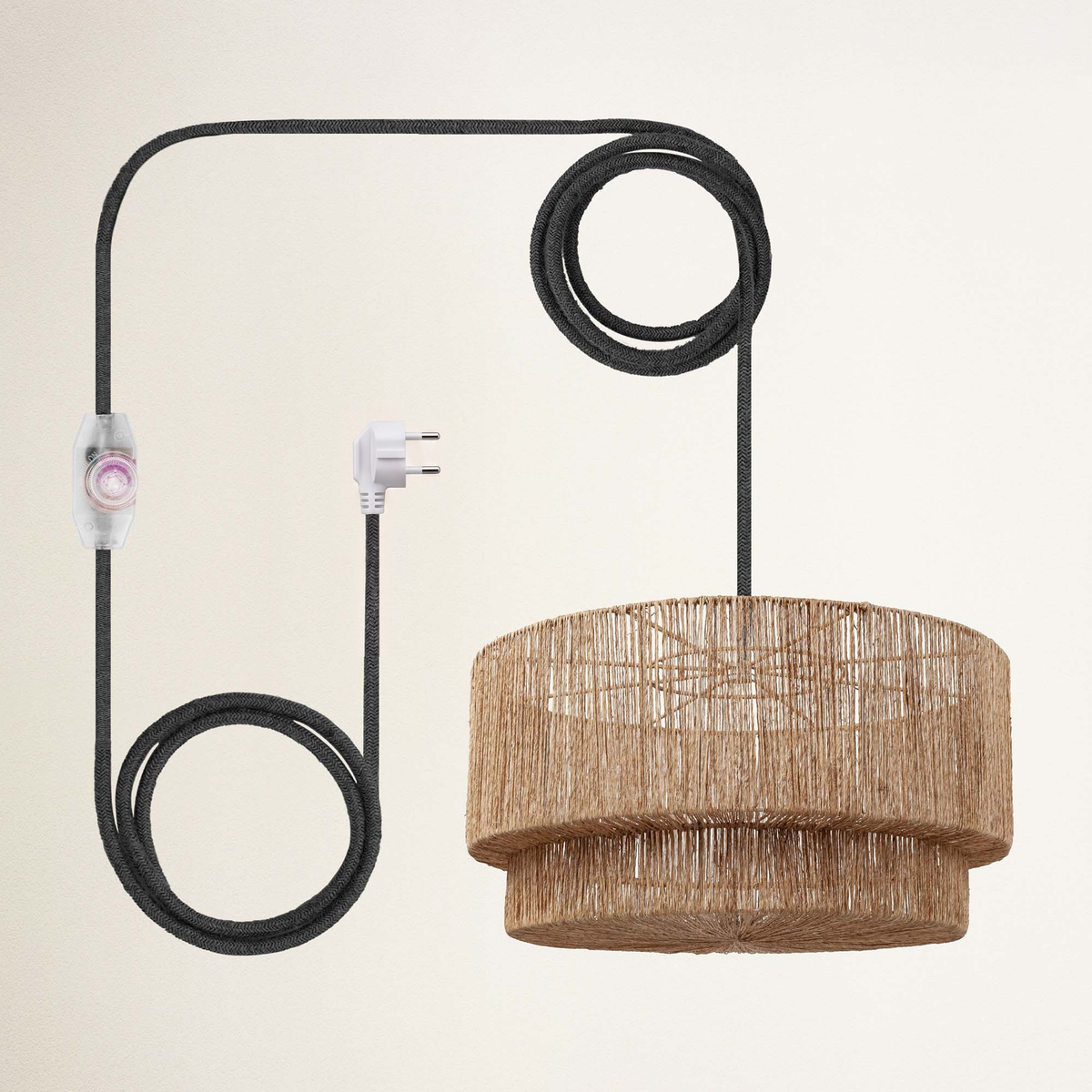 Suspension Luminous en rotin