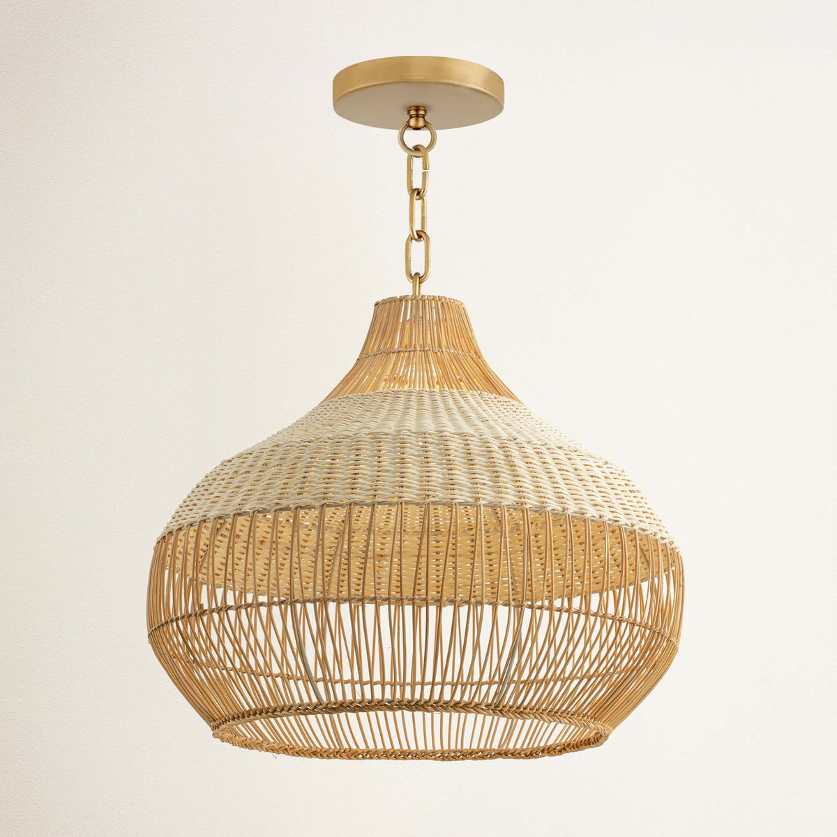 Suspension Beatrice en rotin