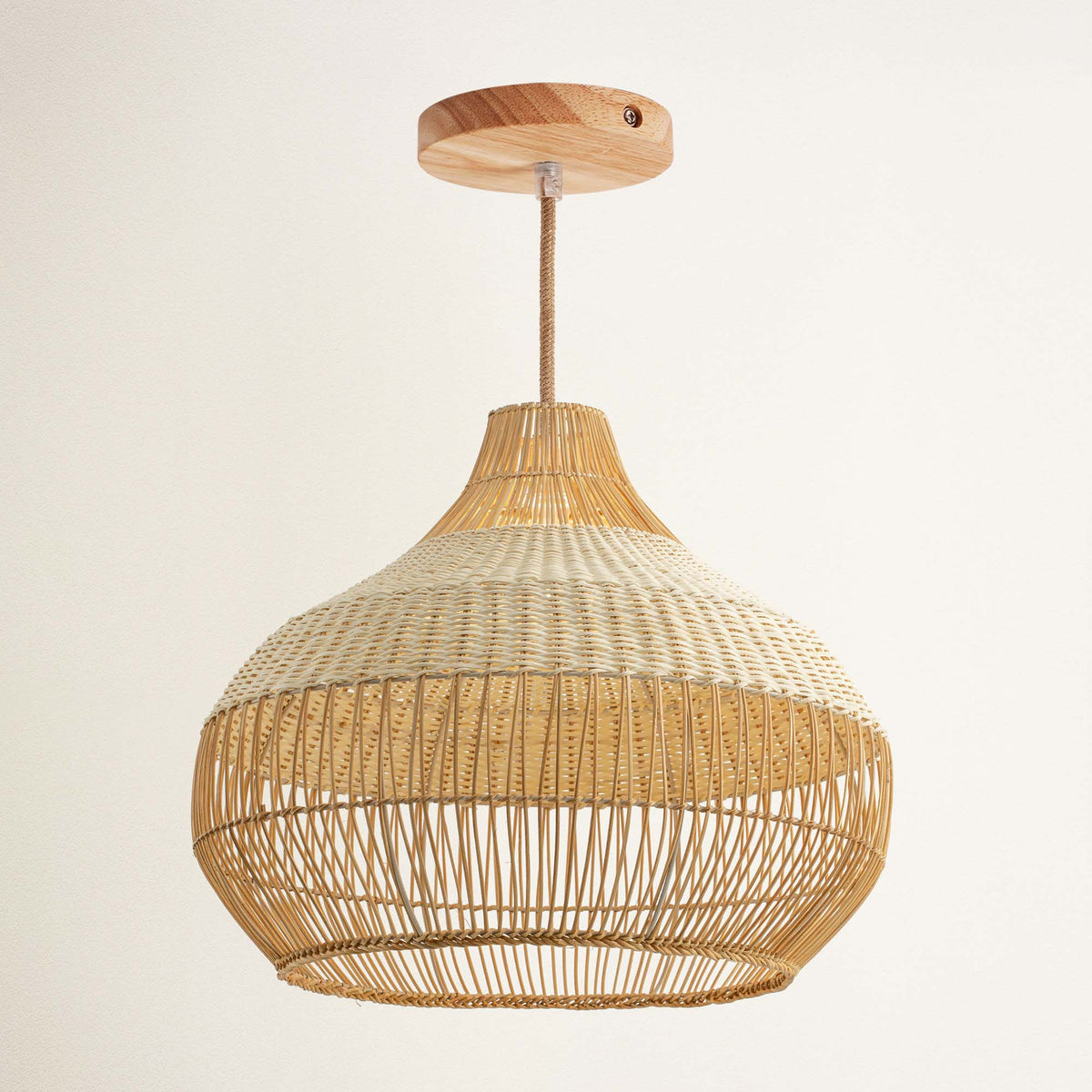 Suspension Beatrice en rotin