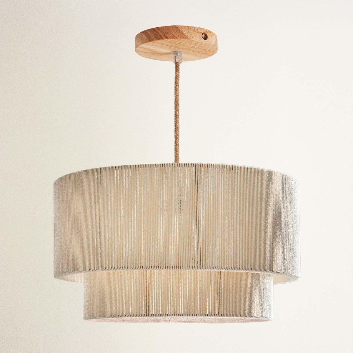 Suspension Luminous en rotin
