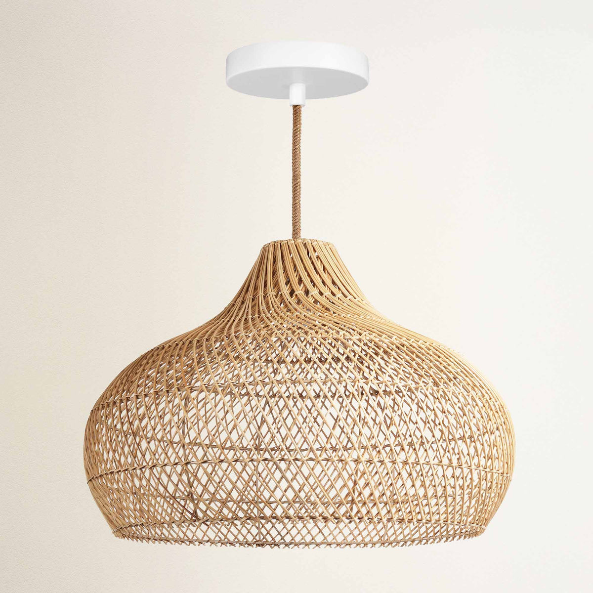 Suspension extérieure Kloe en rotin