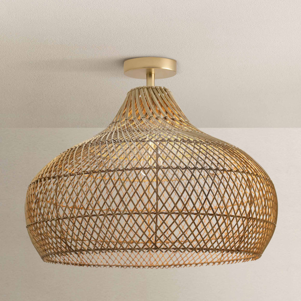 Plafonnier en Rotin Kloe