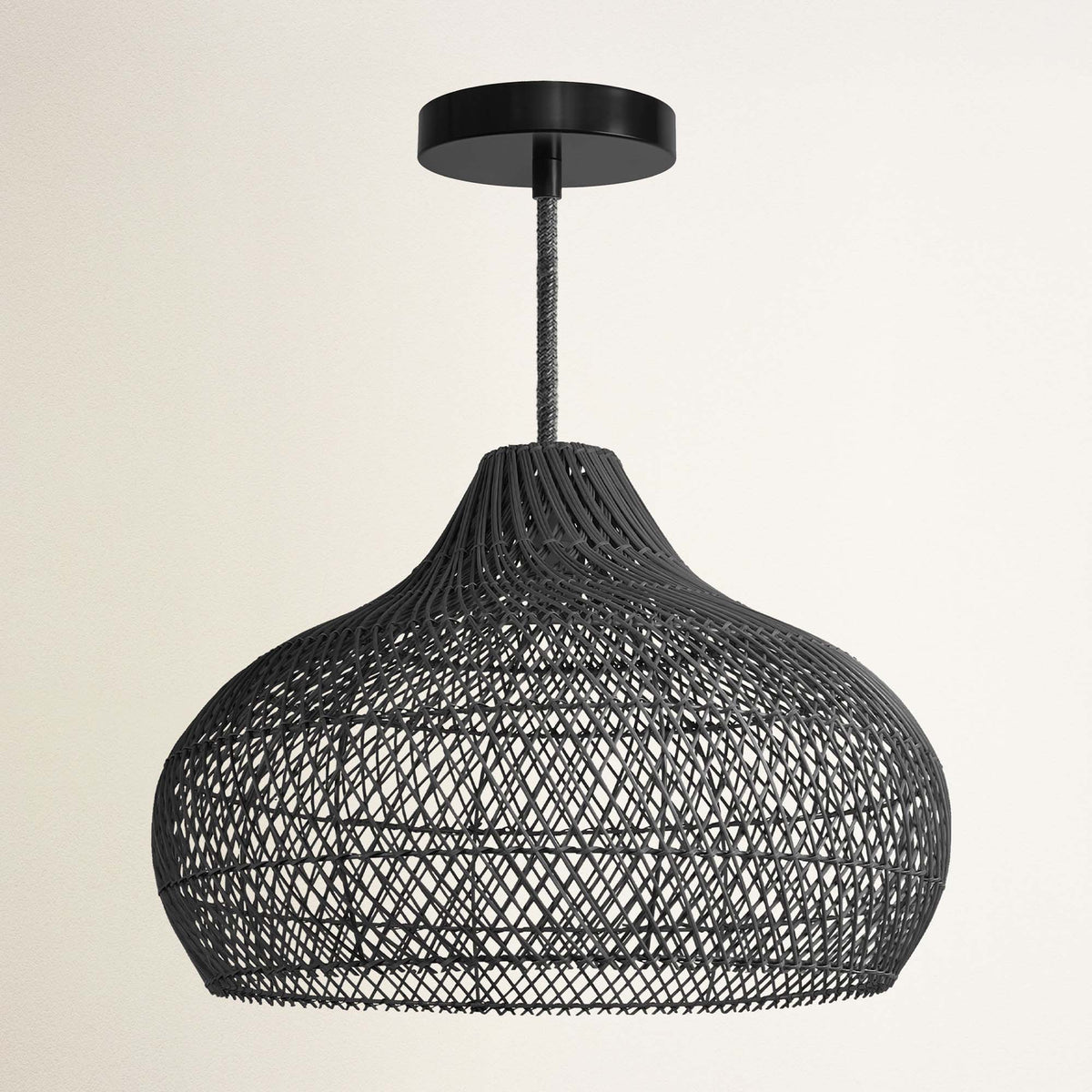 Suspension en Rotin Kloe