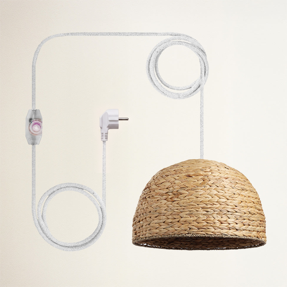 Suspension Althea en rotin