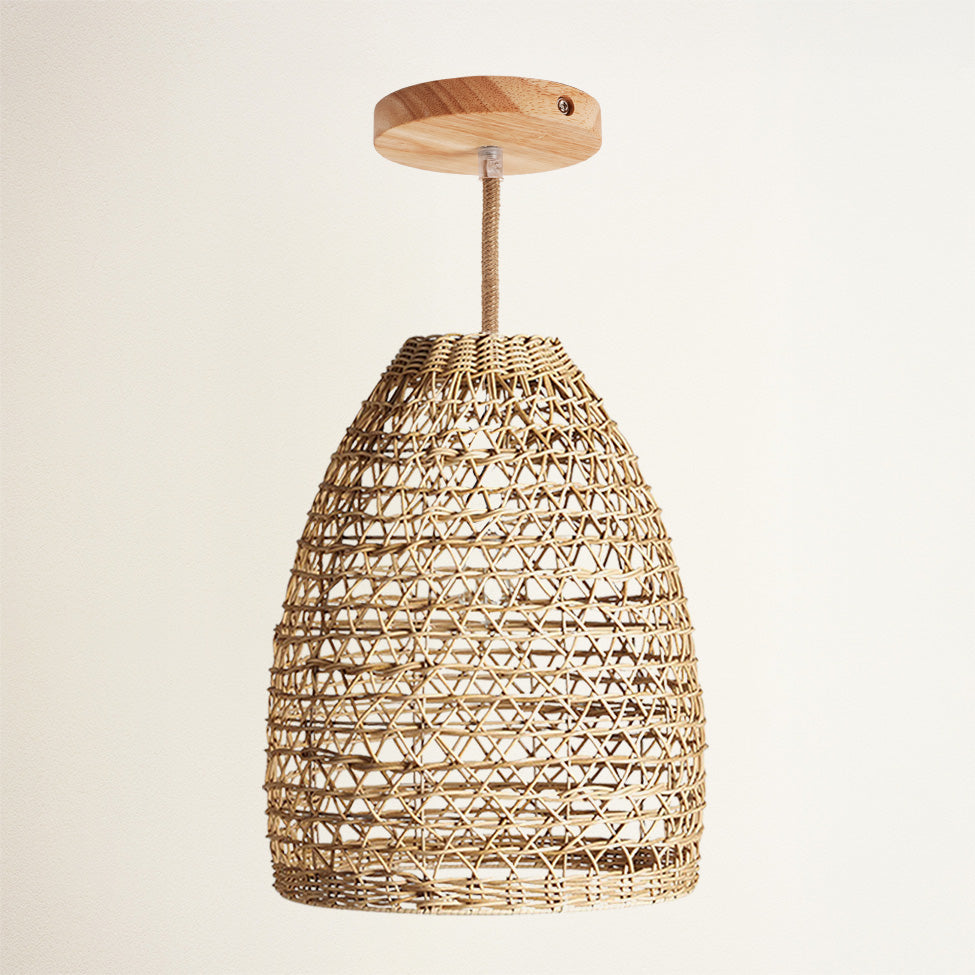 Suspension Mazed Lace en rotin