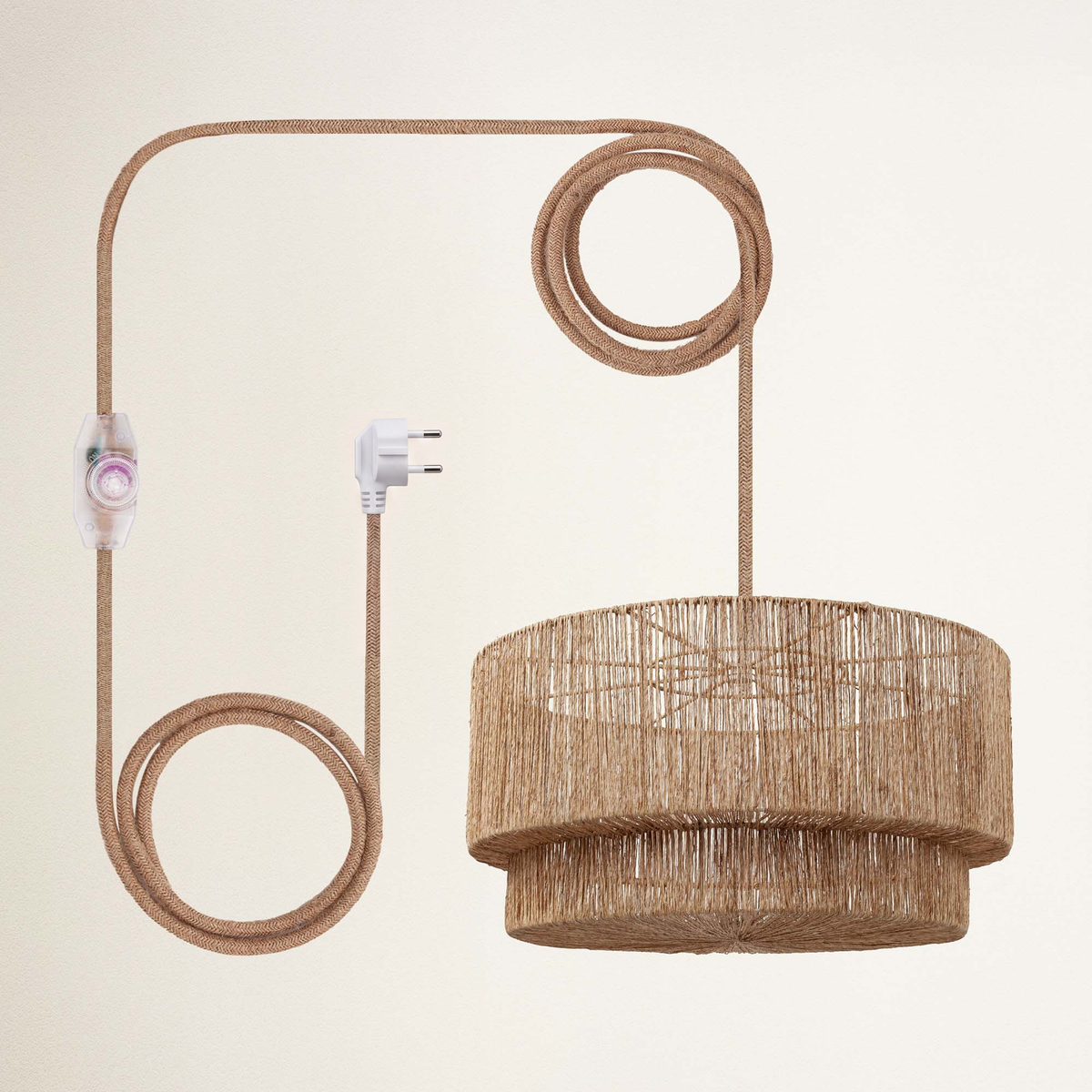 Suspension Luminous en rotin