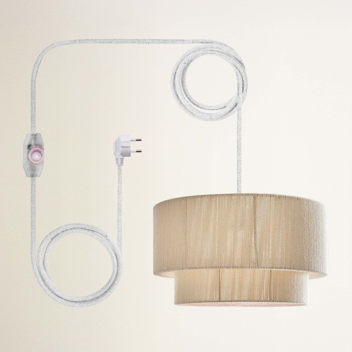 Suspension Luminous en rotin