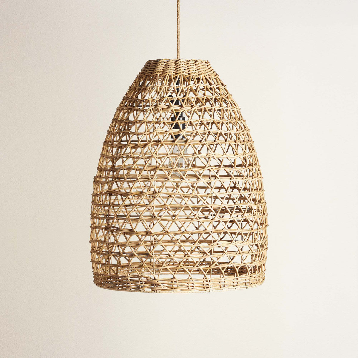 Suspension Mazed Lace en rotin