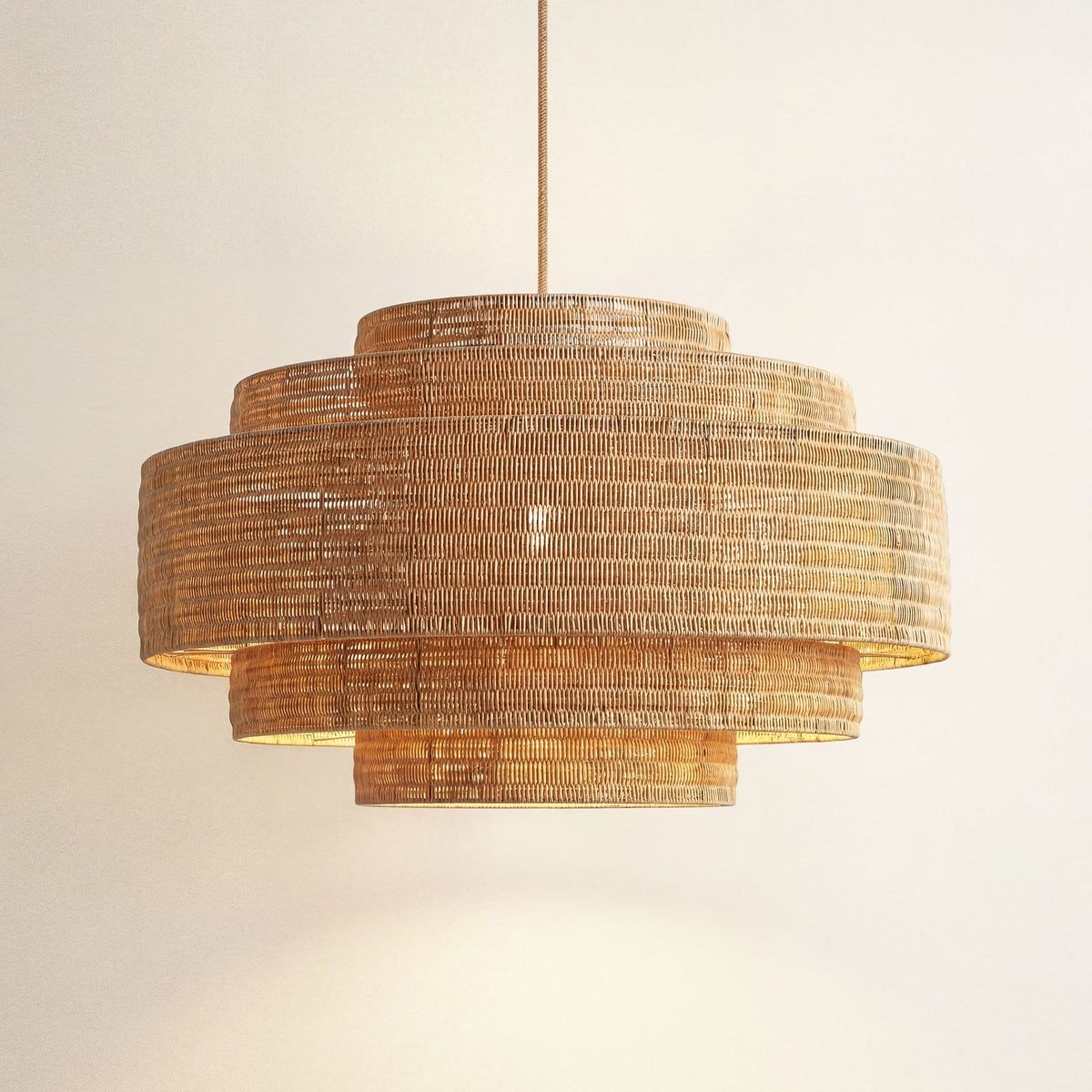 Suspension Starry en rotin