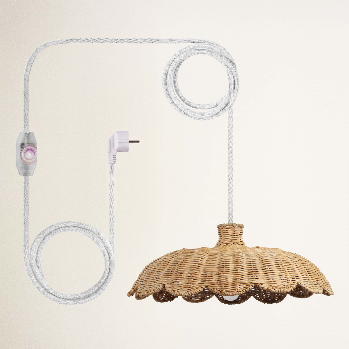 Suspension Aurelia en rotin