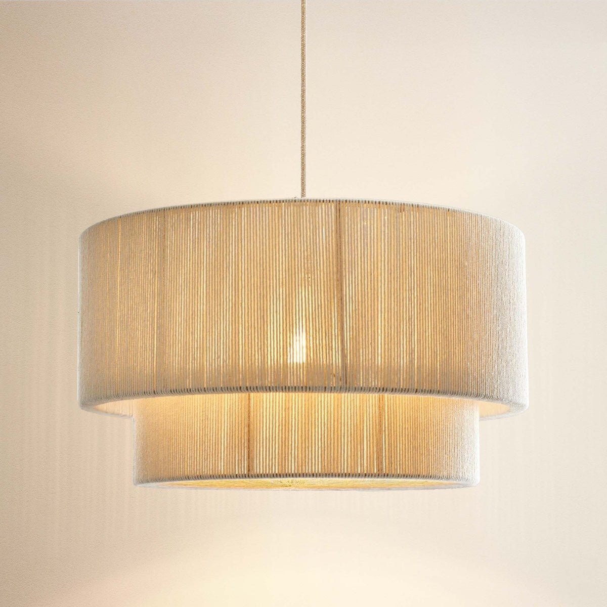 Suspension Luminous en rotin