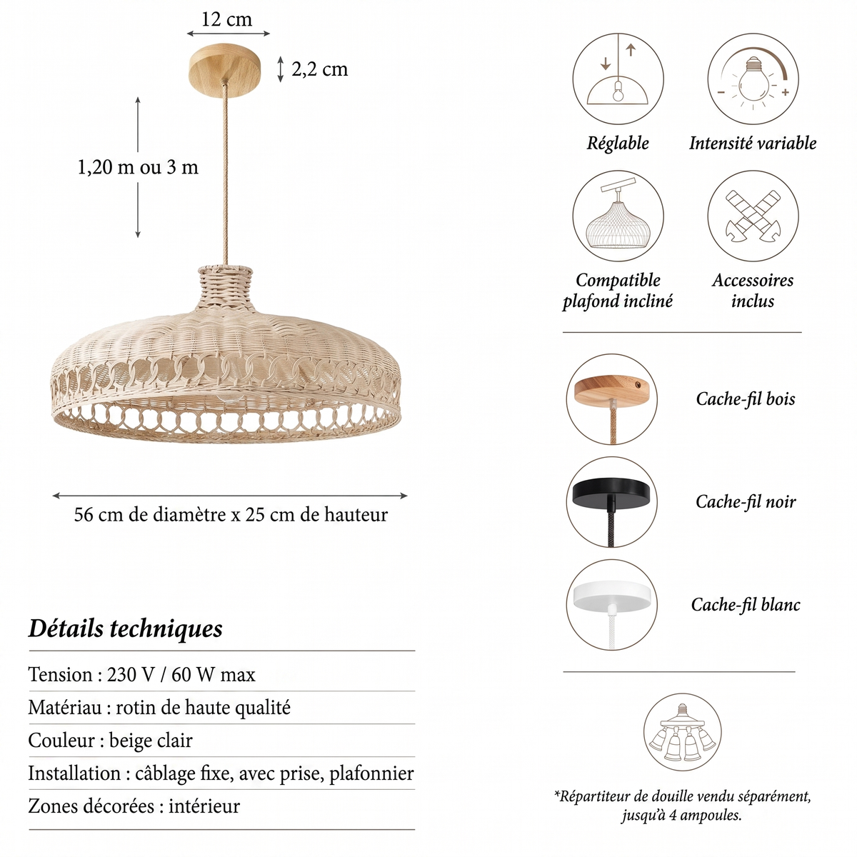 Détails techniques suspension Verona