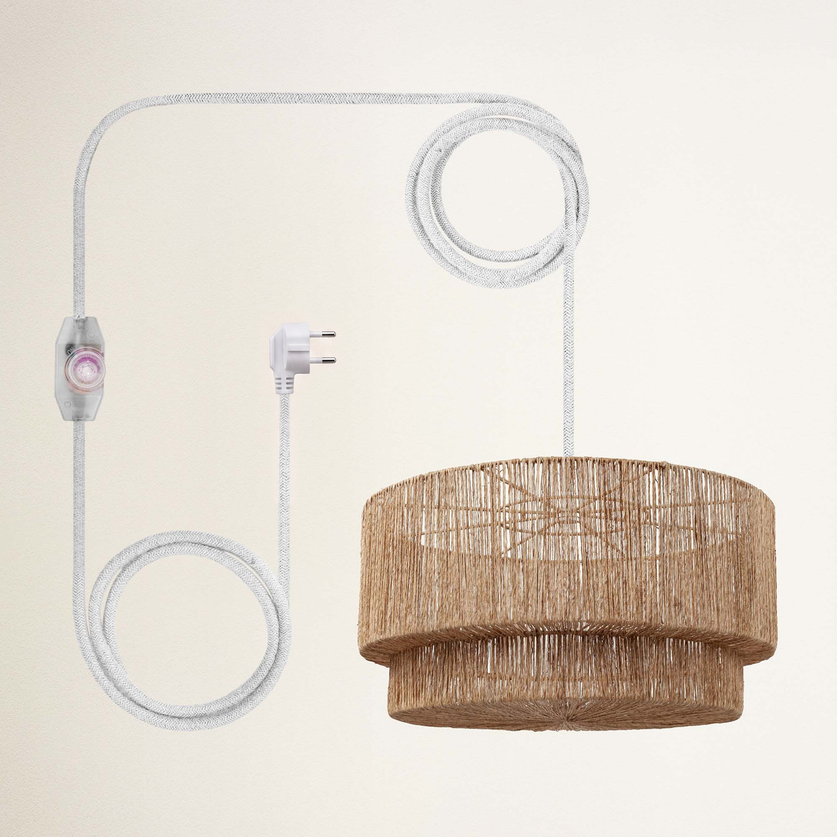 Suspension Luminous blanche