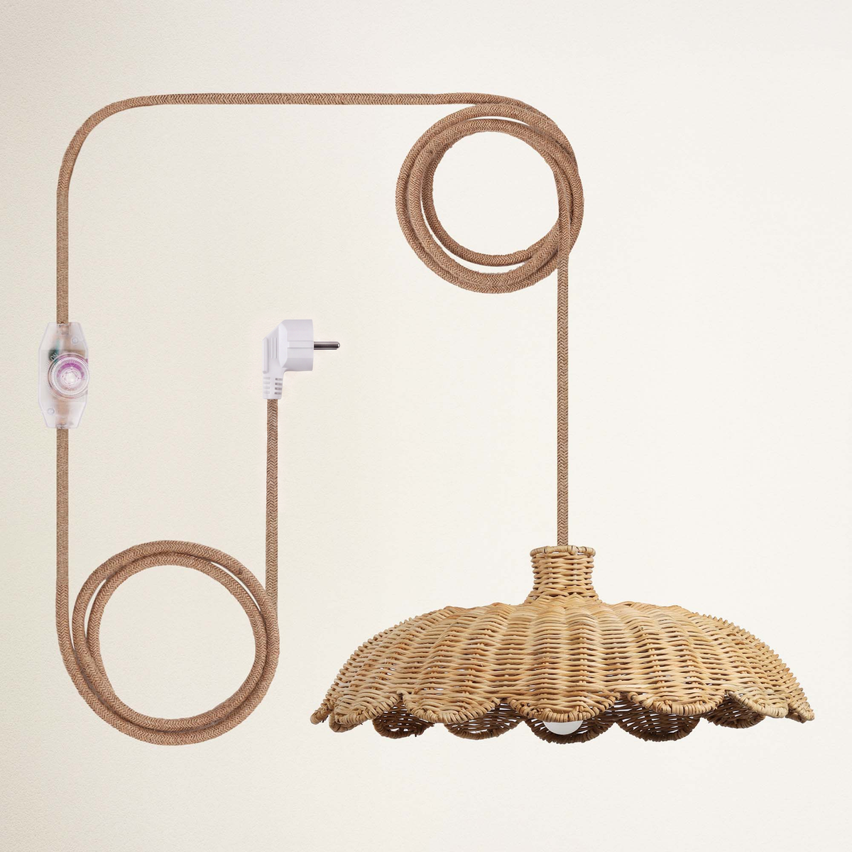 Suspension Aurelia en rotin