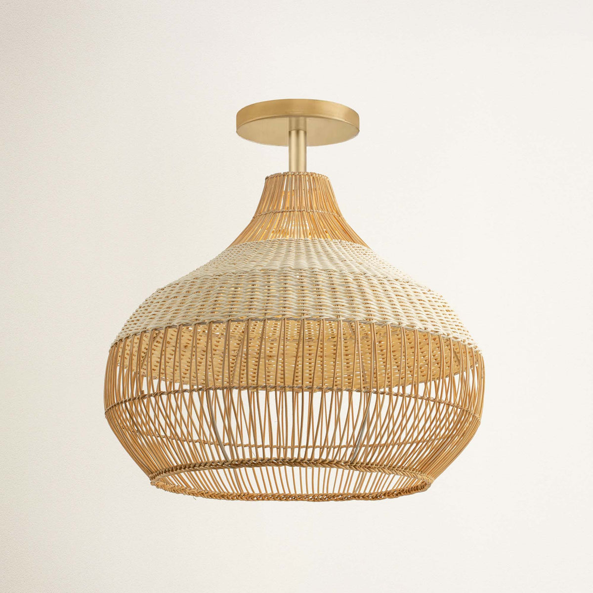 Suspension Beatrice en rotin