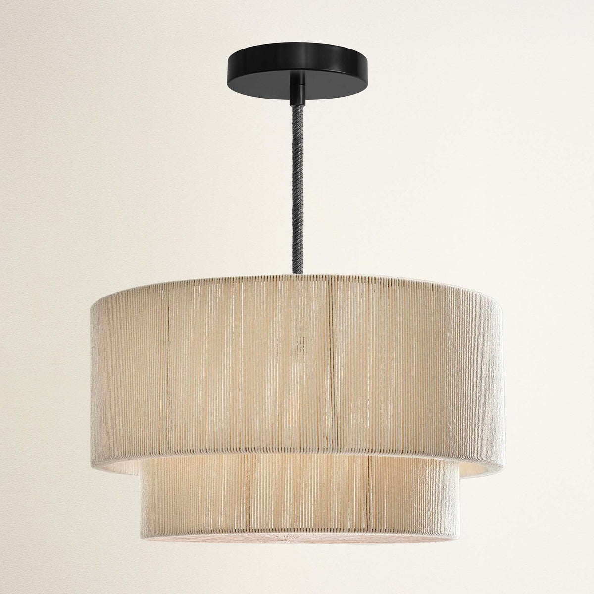 Suspension Luminous en rotin