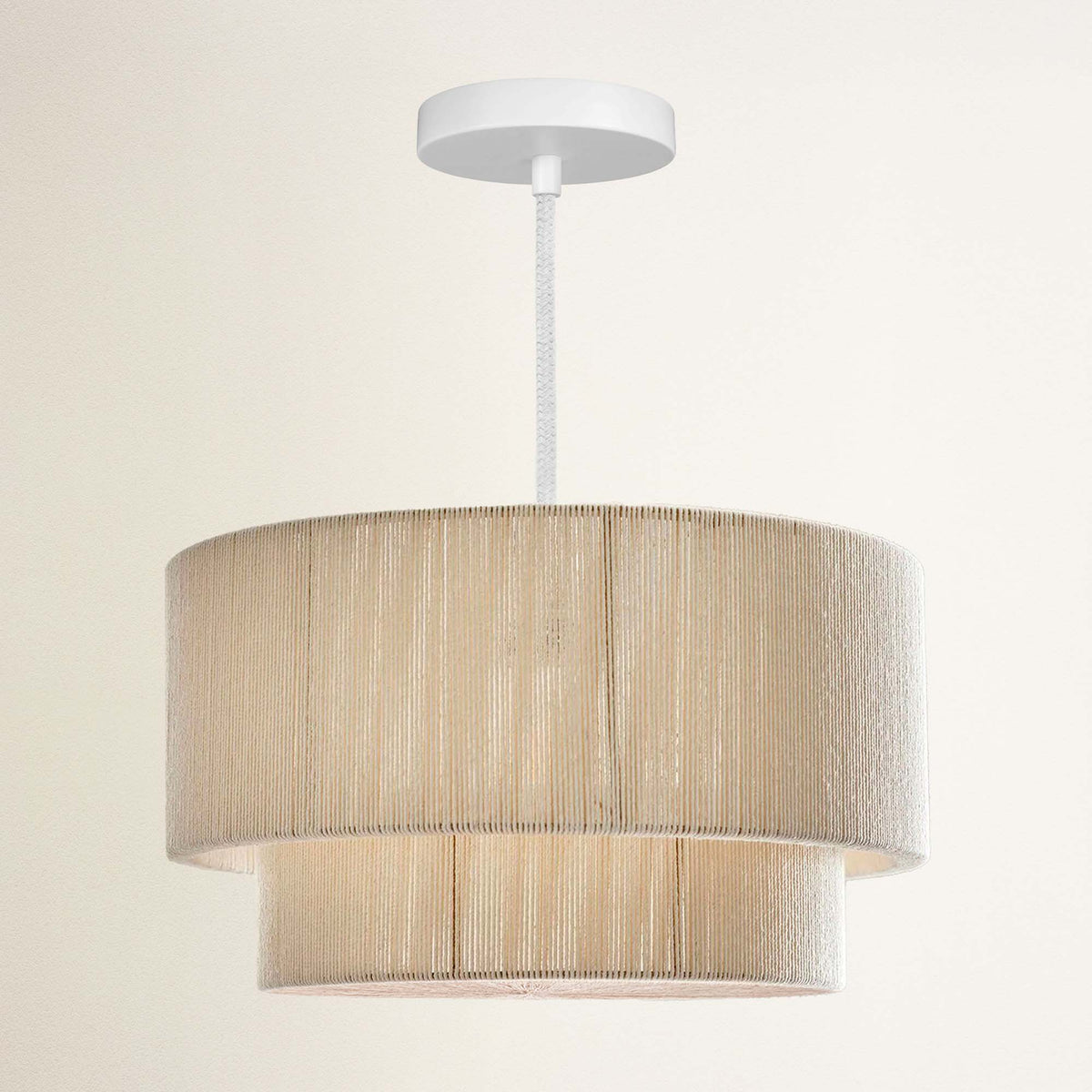 Suspension Luminous blanche