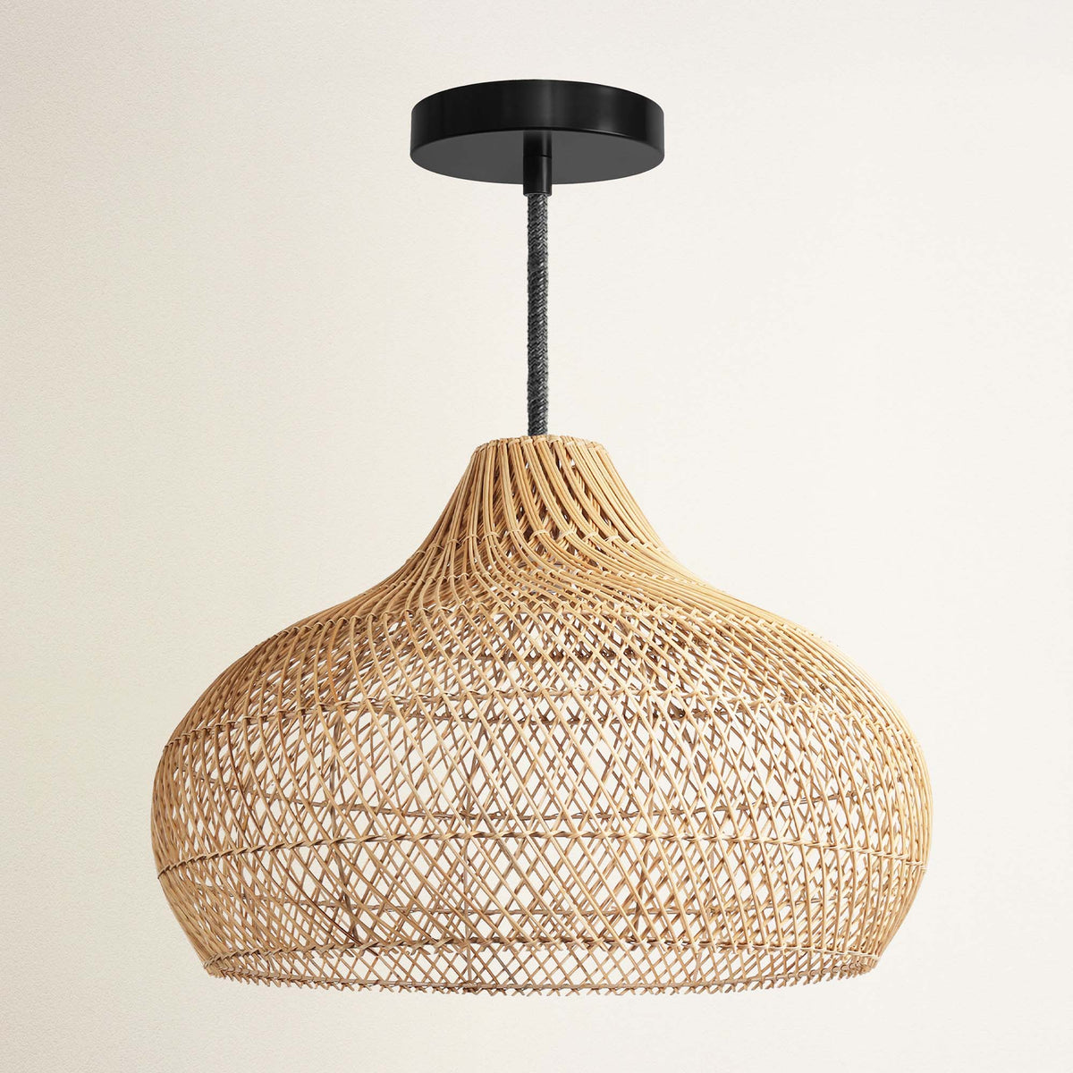 Suspension en Rotin Kloe