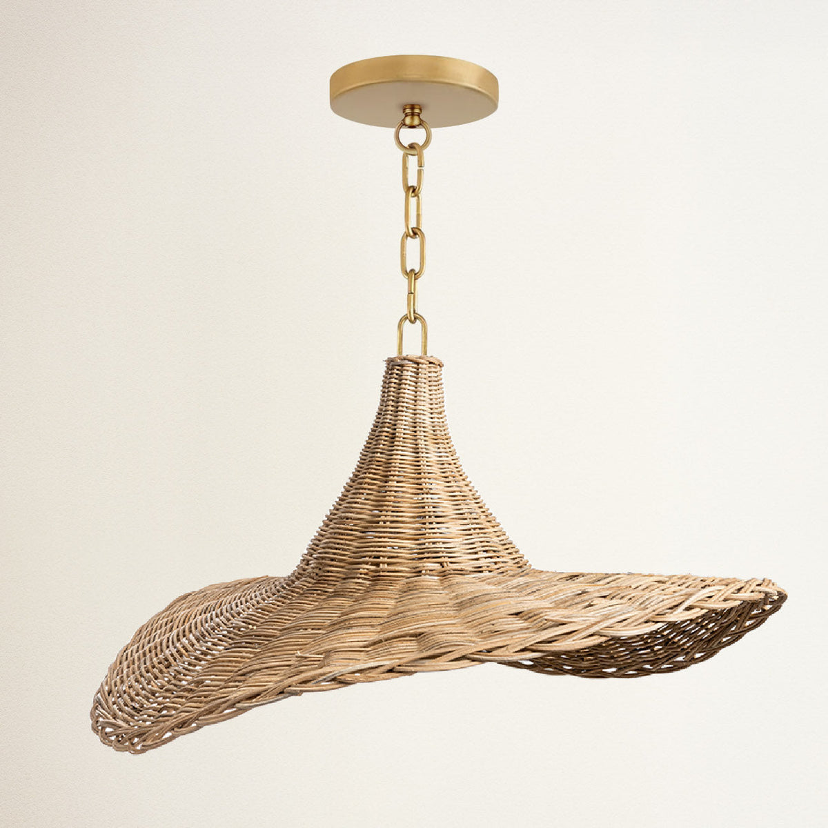 Suspension Zen en rotin