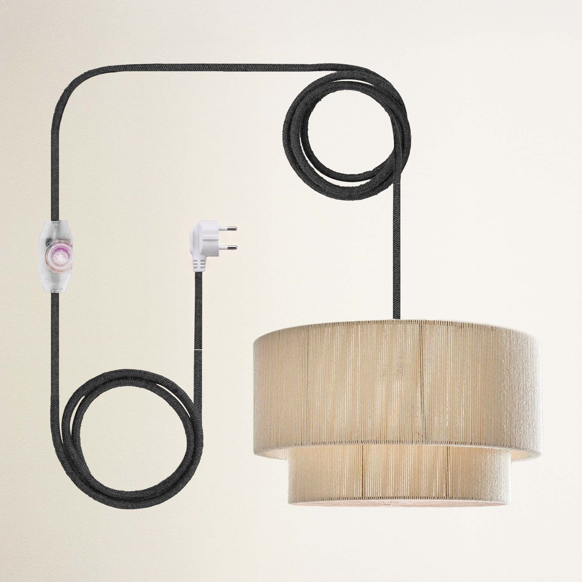 Suspension Luminous blanche